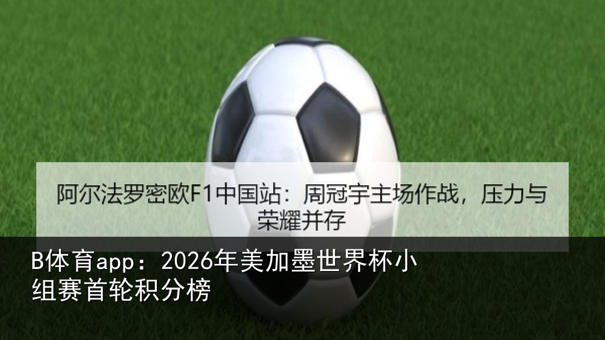 B体育app：2026年美加墨世界杯小组赛首轮积分榜